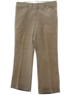 1970's Mens Flared Leisure Style Slacks Pants