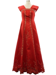 1990's Womens Prom Or Cocktail Dress