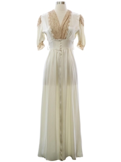 1940's Womens Lingerie or Lounge Dress