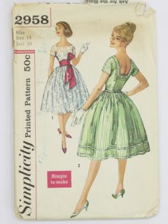 1950's Womens Sewing Pattern