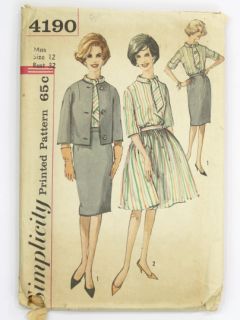 1960's Womens Sewing Pattern