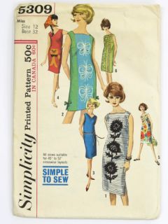 1960's Womens Sewing Pattern