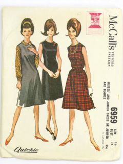1960's Womens Sewing Pattern