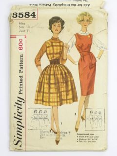1950's Womens Sewing Pattern