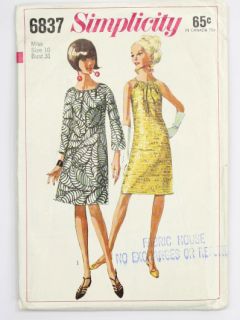 1960's Womens Sewing Pattern