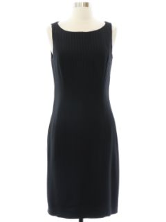 1990's Womens Ann Taylor Rayon Little Black Dress