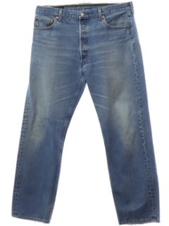 1990's Mens Levis 501s Grunge Straight Leg Jeans-cut Pants