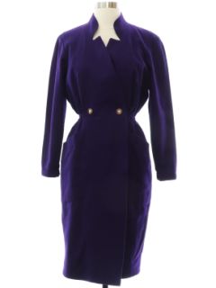 1980's Womens Wool Blend Dress