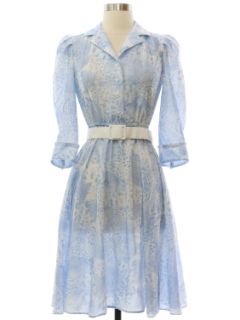 1980's Womens Totally 80s Dress