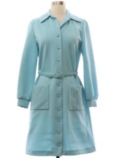 1960's Womens Mod Knit Dress