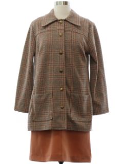 1970's Womens Mod Knit Dress Set
