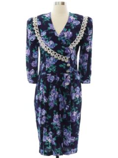 1980's Womens Totally 80s Dress