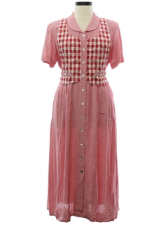 1980's Womens Totally 80s Dress