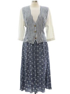 1980's Womens Totally 80s Dress