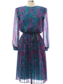 1980's Womens Totally 80s Dress