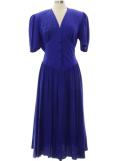 1980's Womens Totally 80s Dress