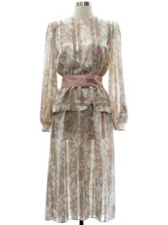 1980's Womens Totally 80s Dress