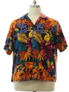 1980's Mens Cotton Hawaiian Shirt