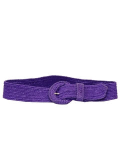 1980's Womens Accessories - Totally 80s Woven Fiber Belt