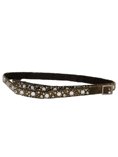 1990's Womens Accessories - y2k Rocket Dog Leather and Vinyl Belt