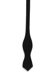 1960's Mens Black Bowtie Necktie