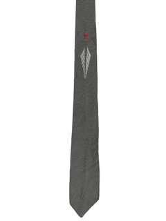 1950's Mens Skinny Rockabilly Necktie