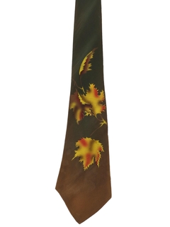 1950's Mens Handpainted Necktie