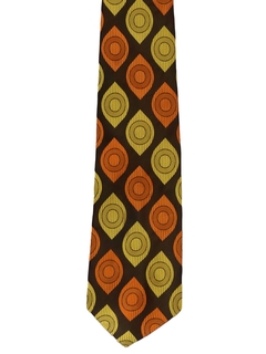 1970's Mens Herman Kucharo Wide Disco Necktie