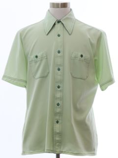 1970's Mens Mod Sport Shirt