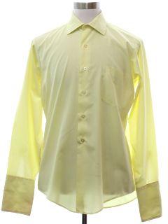1960's Mens Mod French Cuff Shirt