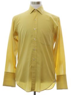 1960's Mens Mod French Cuff Shirt