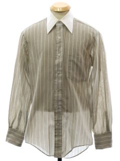 1960's Mens Mod Preppy Shirt