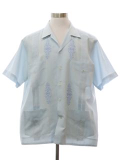 1980's Mens Guayabera Shirt