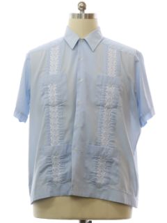 1980's Mens Guayabera Shirt