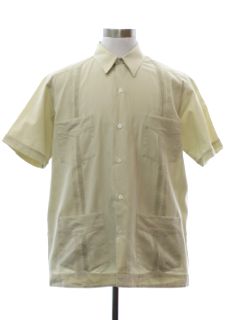 1990's Mens Guayabera Shirt