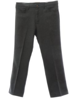 1990's Mens Wrangler Grey Flared Jeans-cut Pants