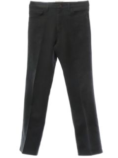 1990's Mens Wrangler Charcoal Grey Flared Jeans-cut Pants