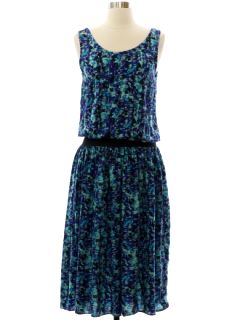 1980's Womens Rayon Dress
