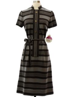 1960's Womens Mod Knit Dress