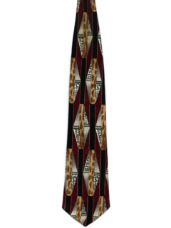 1990's Mens Emilio Pucci Designer Silk Necktie