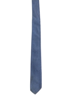 1960's Mens Damon Skinny Silk Necktie