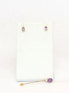 1980's Womens Accessories - Brooch and Earrings