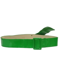 1960's Womens Accessories - Mod Vinyl Belt