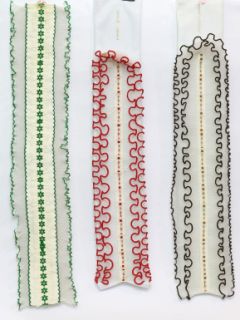 1960's Womens Accessories - Set of Blouse Ruffle Ties
