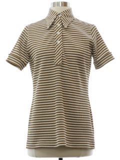 1960's Womens Mod Knit Shirt