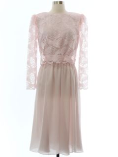 1980's Womens Disco Style Cocktail Dress