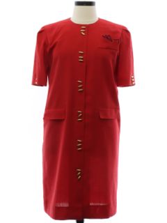 1980's Womens Totally 80s Dress