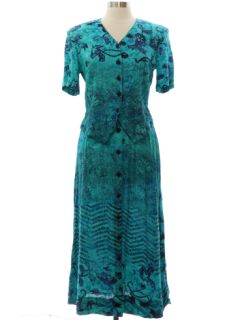 1980's Womens Totally 80s Rayon Suit
