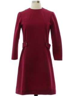 1970's Womens Mod Knit Dress
