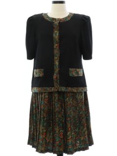 1980's Womens Totally 80s Suit